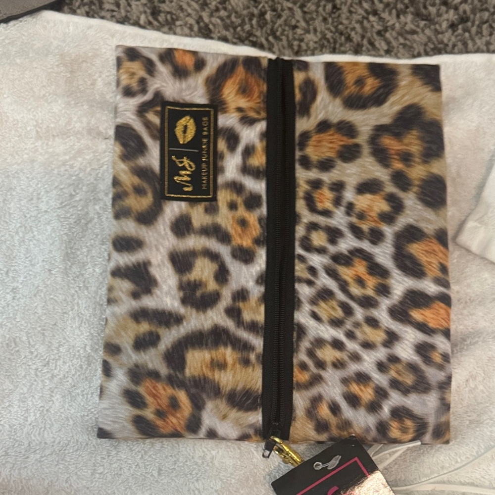 Leopard Print Cosmetic Bag